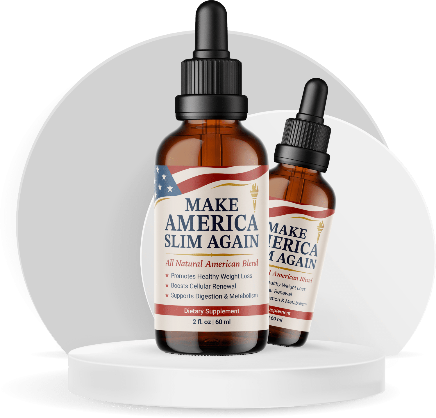 MakeAmerica-SlimAgain bottle and packaging