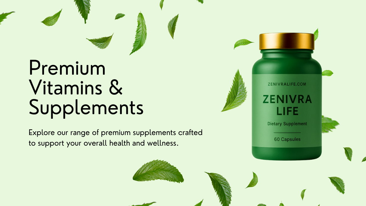Healthy lifestyle and natural supplements